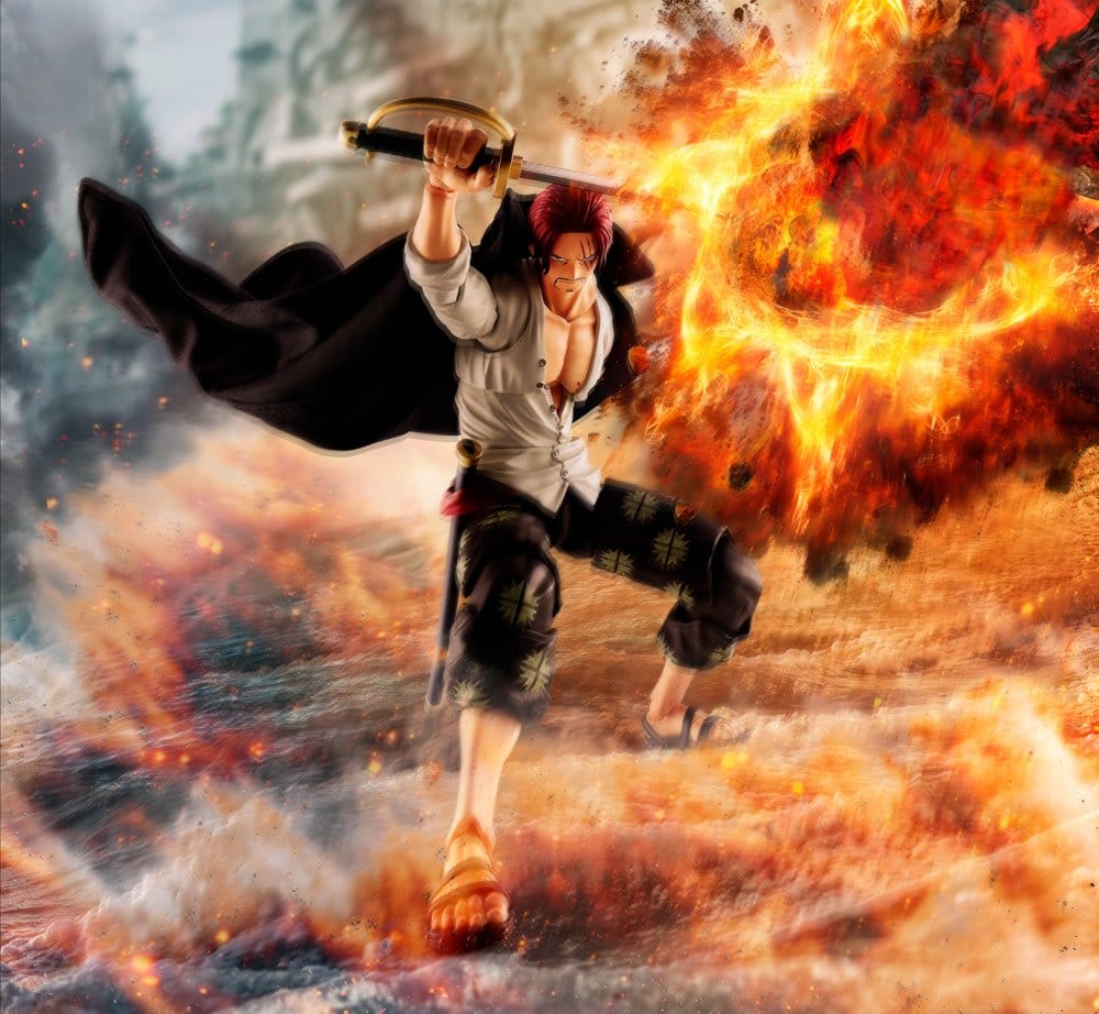 One Piece S.H.Figuarts Action Figure Shanks -Marineford- 17 cm - MangaShop.ro