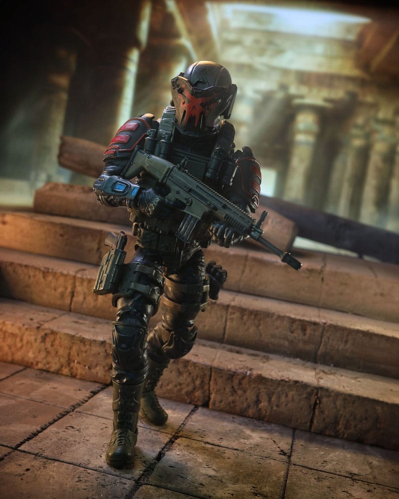 Operation: Monster Force Action Figure 1/12 Delta Red Nocturnal Operations Trooper 15 cm - MangaShop.ro