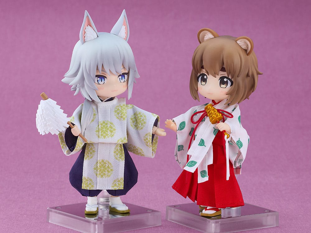 Original Character Nendoroid Doll Action Figure Fox Kannushi: Rei 14 cm - MangaShop.ro