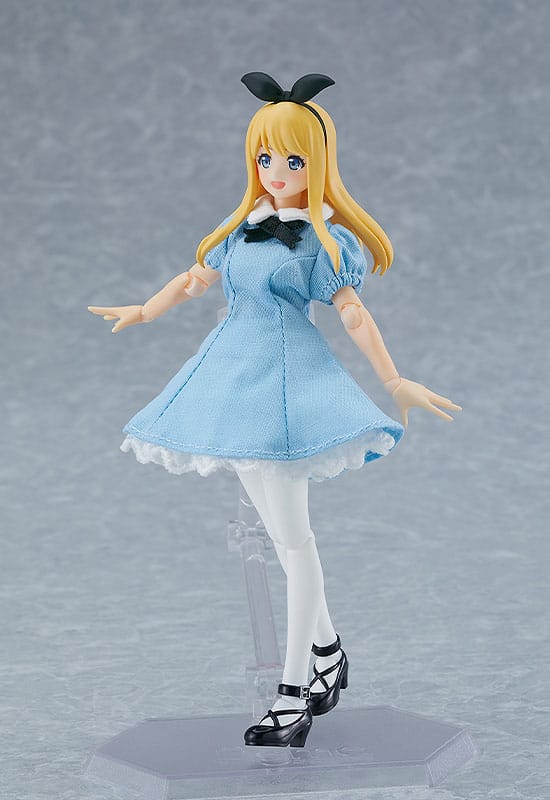 Original Character Figma Action Figure Female Body (Alice) with Dress and Apron Outfit 13 cm - MangaShop.ro
