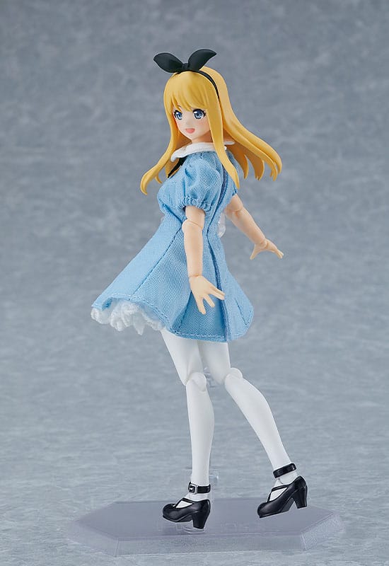 Original Character Figma Action Figure Female Body (Alice) with Dress and Apron Outfit 13 cm - MangaShop.ro