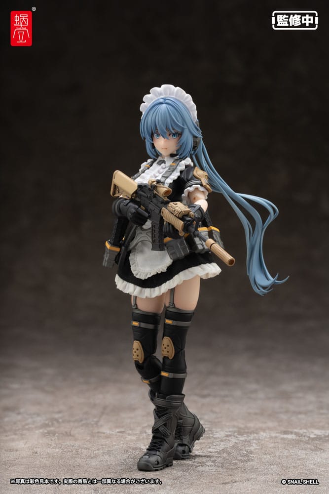 Original Character Action Figure Kit 1/12 RA-02 Tactical Maid Kazune Tokiwa 16 cm - MangaShop.ro