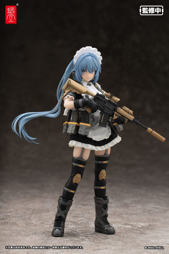 Original Character Action Figure Kit 1/12 RA-02 Tactical Maid Kazune Tokiwa 16 cm - MangaShop.ro