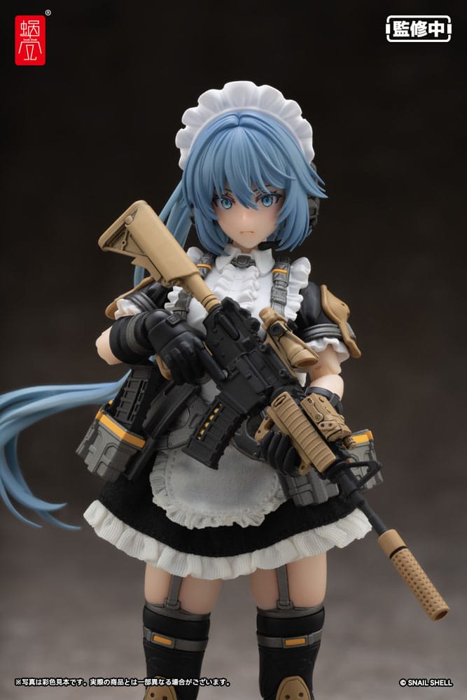 Original Character Action Figure Kit 1/12 RA-02 Tactical Maid Kazune Tokiwa 16 cm - MangaShop.ro