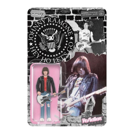 Johnny Ramone ReAction Action Figure Wave 01 Johnny Ramone 10 cm - MangaShop.ro