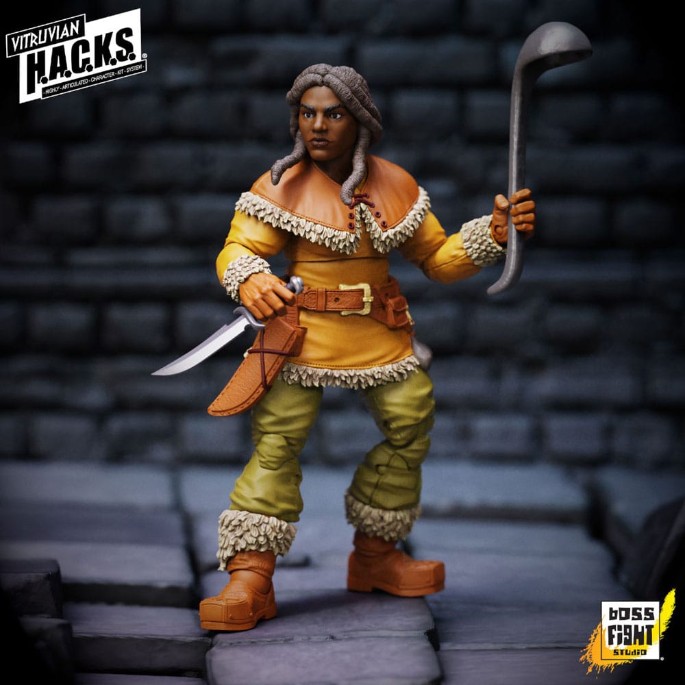 Vitruvian H.A.C.K.S. Action Figure Dwarf Tavern Keeper Madame Ruskin - MangaShop.ro