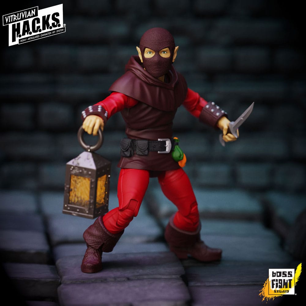 Vitruvian H.A.C.K.S. Action Figure Halfling Scout Dwynn Dellos - MangaShop.ro