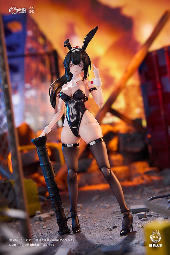 Bunny Rapid Action Squad Action Figure 1/12 Attacker Runa 16 cm - MangaShop.ro