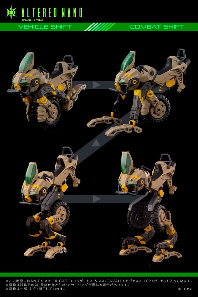 Altered Nano Action Figures 2-Pack AN-EX Alt FRIGATE & AA-CAFALL 1024 (FLAGSHIP) 10 cm - MangaShop.ro