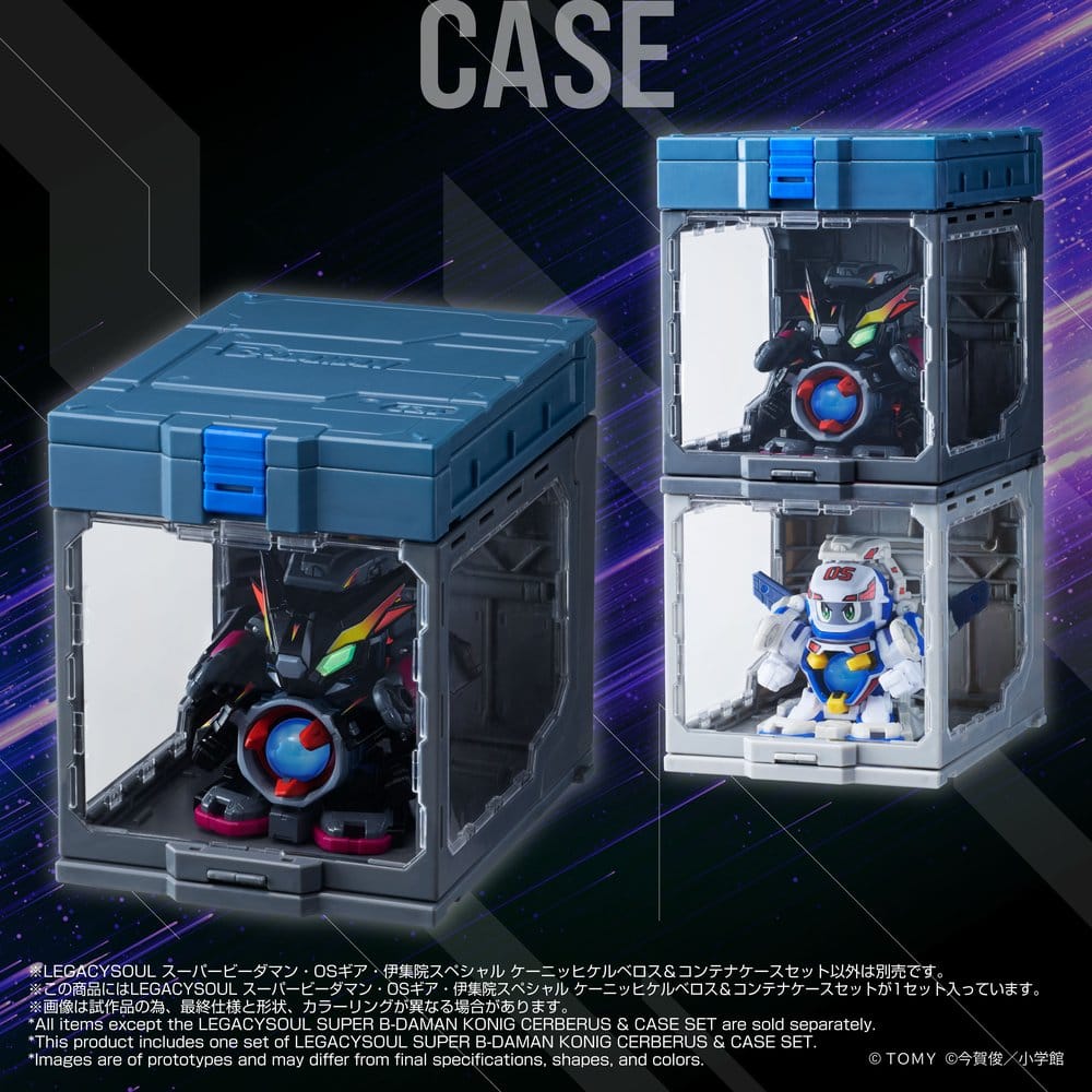 Legacysoul Super B-Daman Action Figure Konig Cerberus & Case Set - MangaShop.ro