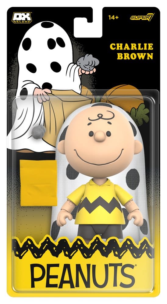 Peanuts Deluxe Wave 01 Action Figure Charlie Brown (with Ghost Sheet) 18 cm - MangaShop.ro