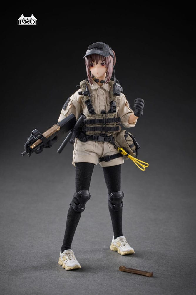 Pocket Art Action Action Figure 1/12 PA006 Reizei Hiyo the Security 15 cm - MangaShop.ro