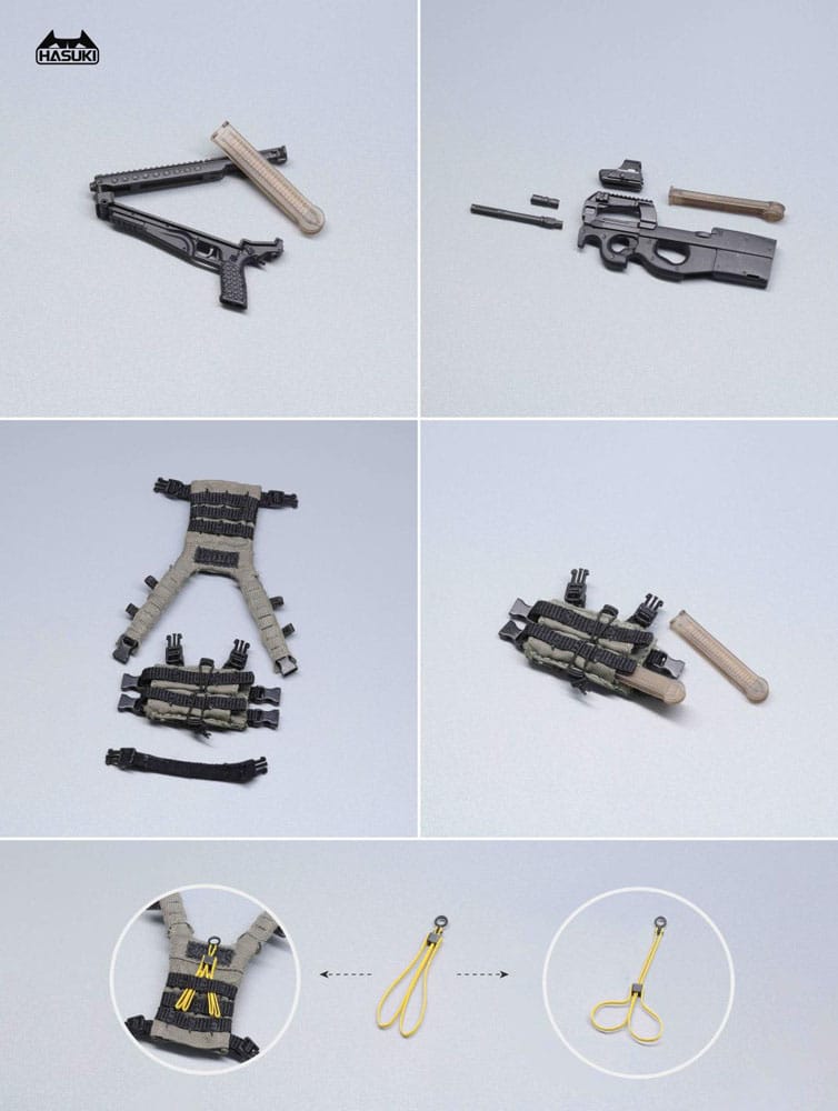 Pocket Art Action Action Figure 1/12 PA006 Reizei Hiyo the Security 15 cm - MangaShop.ro