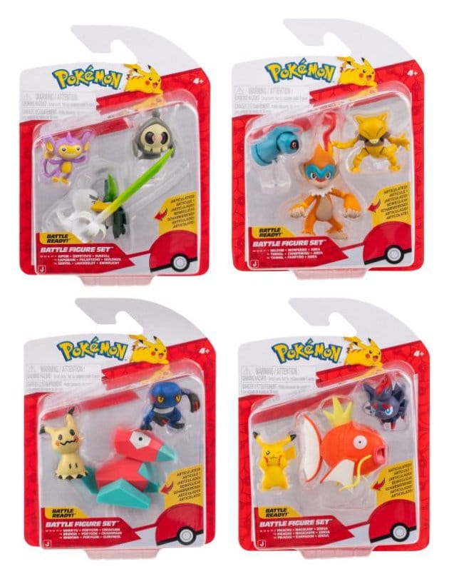 Pokemon Battle Figure Action Figures 3-Pack ver. 25 Assortment (4) - MangaShop.ro