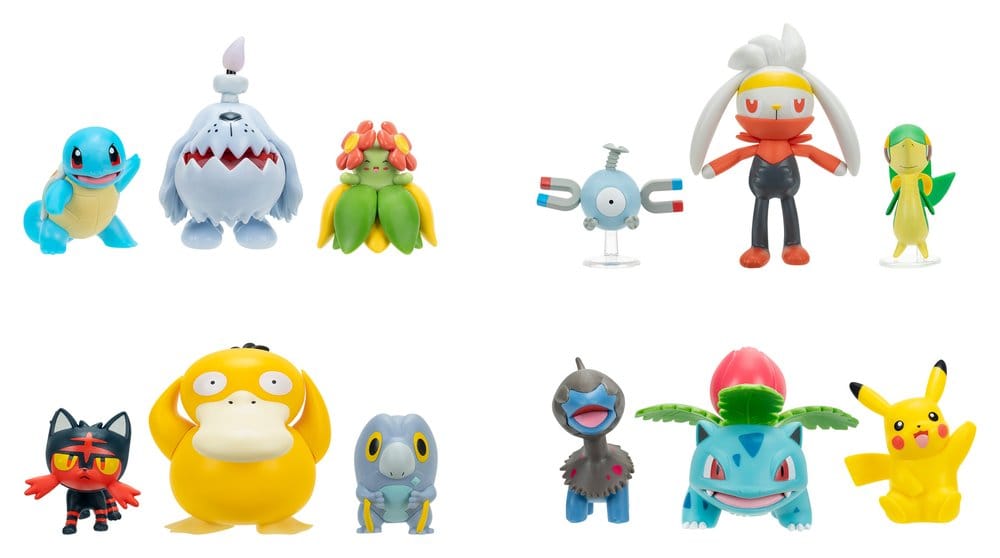 Pokemon Battle Figure Action Figures 3-Pack ver. 29 Assortment (4) - MangaShop.ro