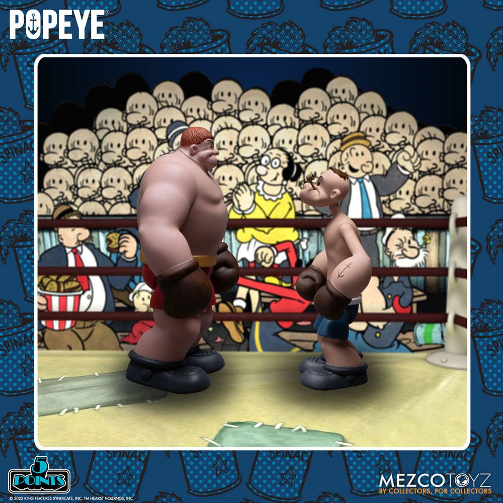 Popeye 5 Points Deluxe Figure Set Popeye & Oxheart 9 cm - MangaShop.ro