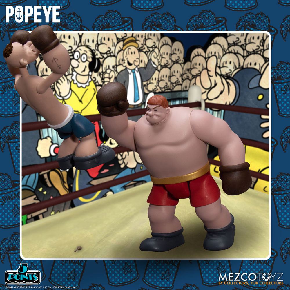 Popeye 5 Points Deluxe Figure Set Popeye & Oxheart 9 cm - MangaShop.ro