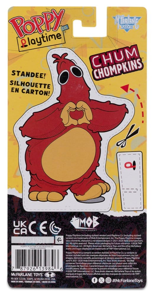 Poppy Playtime Bendables Action Figure Chum Chompkins 11 cm - MangaShop.ro