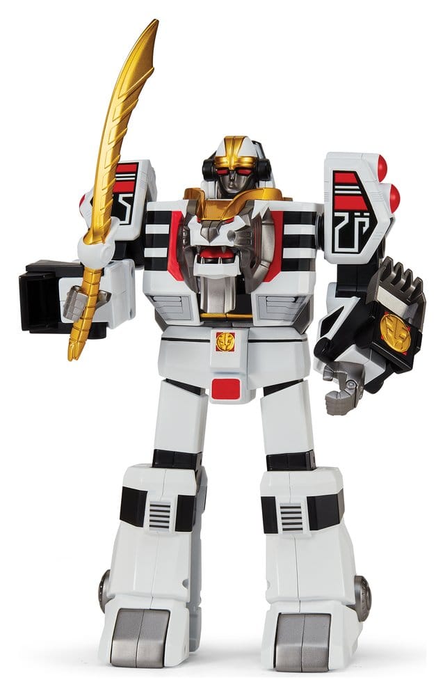 Mighty Morphin Power Rangers White Tigerzord Action Figure 25 cm - MangaShop.ro