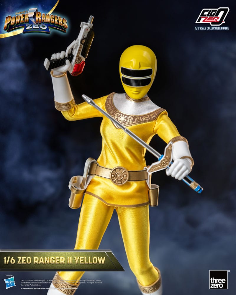 Power Rangers Zeo FigZero Action Figure 1/6 Ranger II Yellow 30 cm - MangaShop.ro