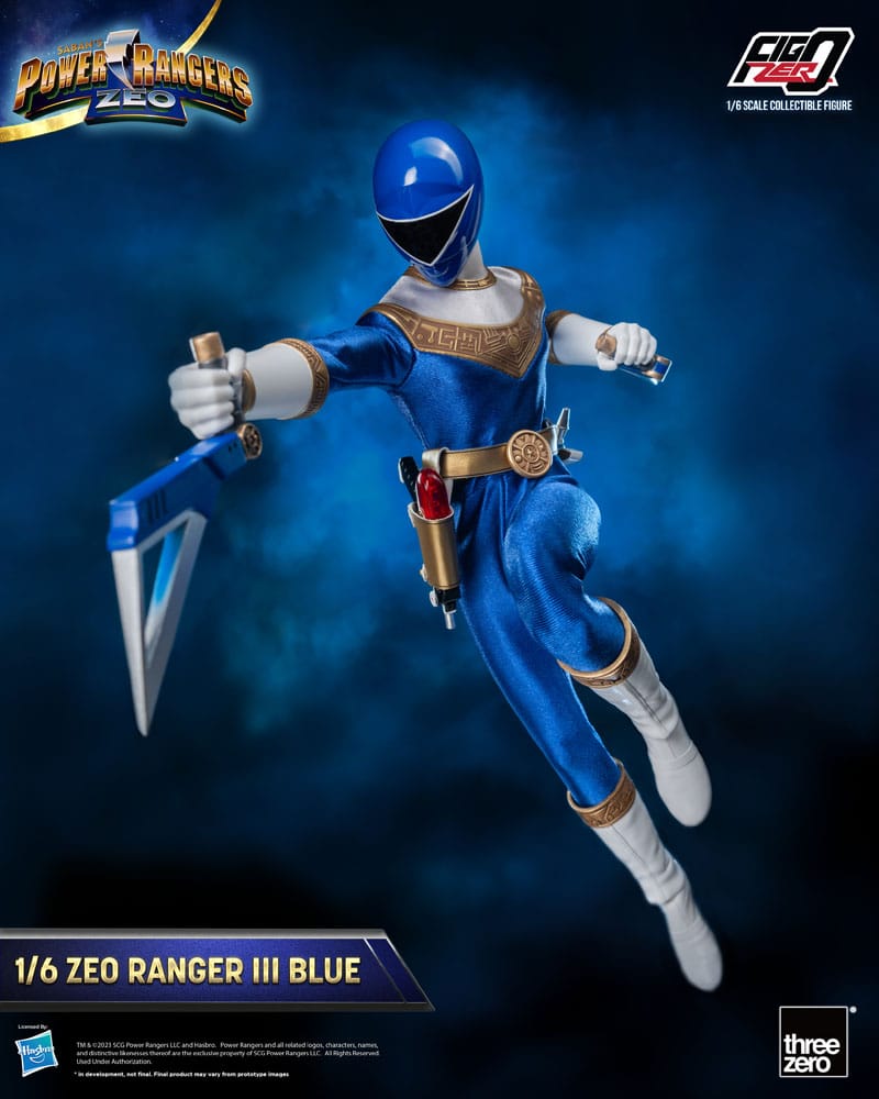 Power Rangers Zeo FigZero Action Figure 1/6 Ranger III Blue 30 cm - MangaShop.ro