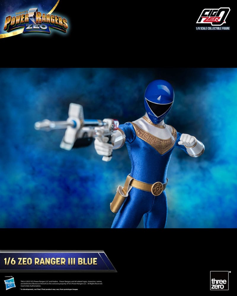 Power Rangers Zeo FigZero Action Figure 1/6 Ranger III Blue 30 cm - MangaShop.ro