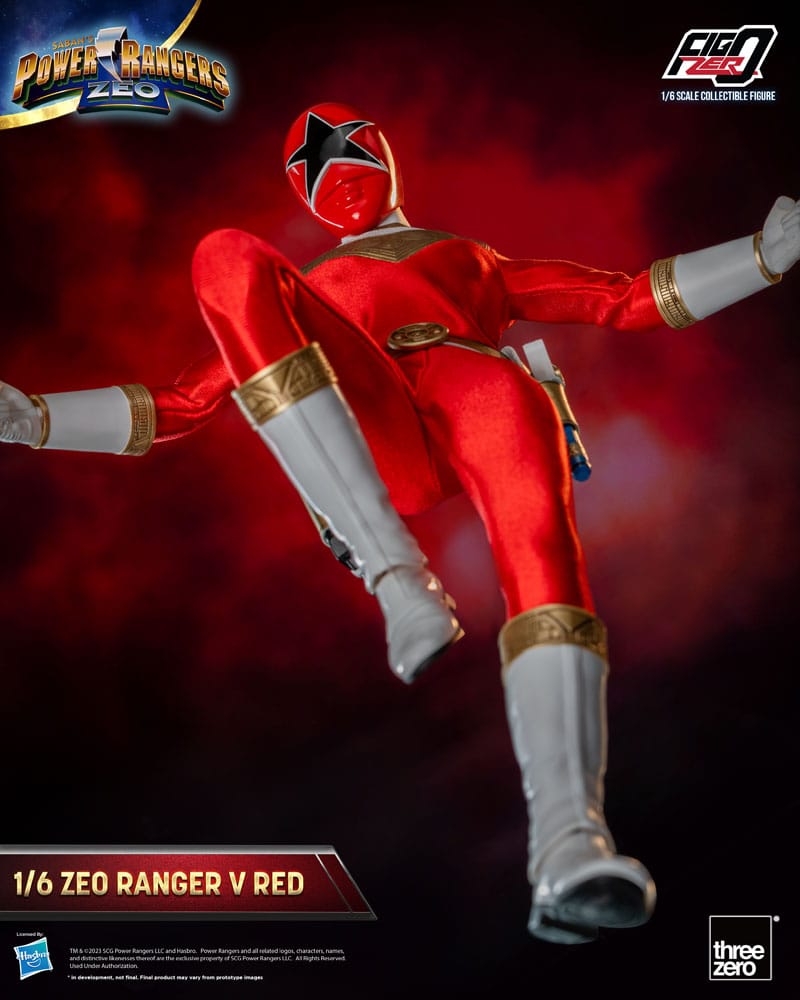 Power Rangers Zeo FigZero Action Figure 1/6 Ranger V Red 30 cm - MangaShop.ro