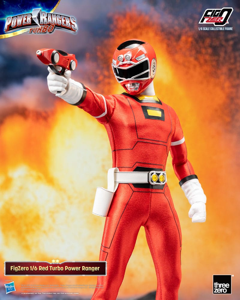 Power Rangers Turbo FigZero Action Figure 1/6 Red Turbo Power Ranger 30 cm - MangaShop.ro