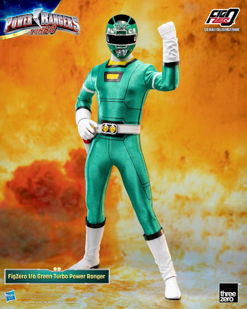 Power Rangers Turbo FigZero Action Figure 1/6 Green Turbo Power Ranger 30 cm - MangaShop.ro