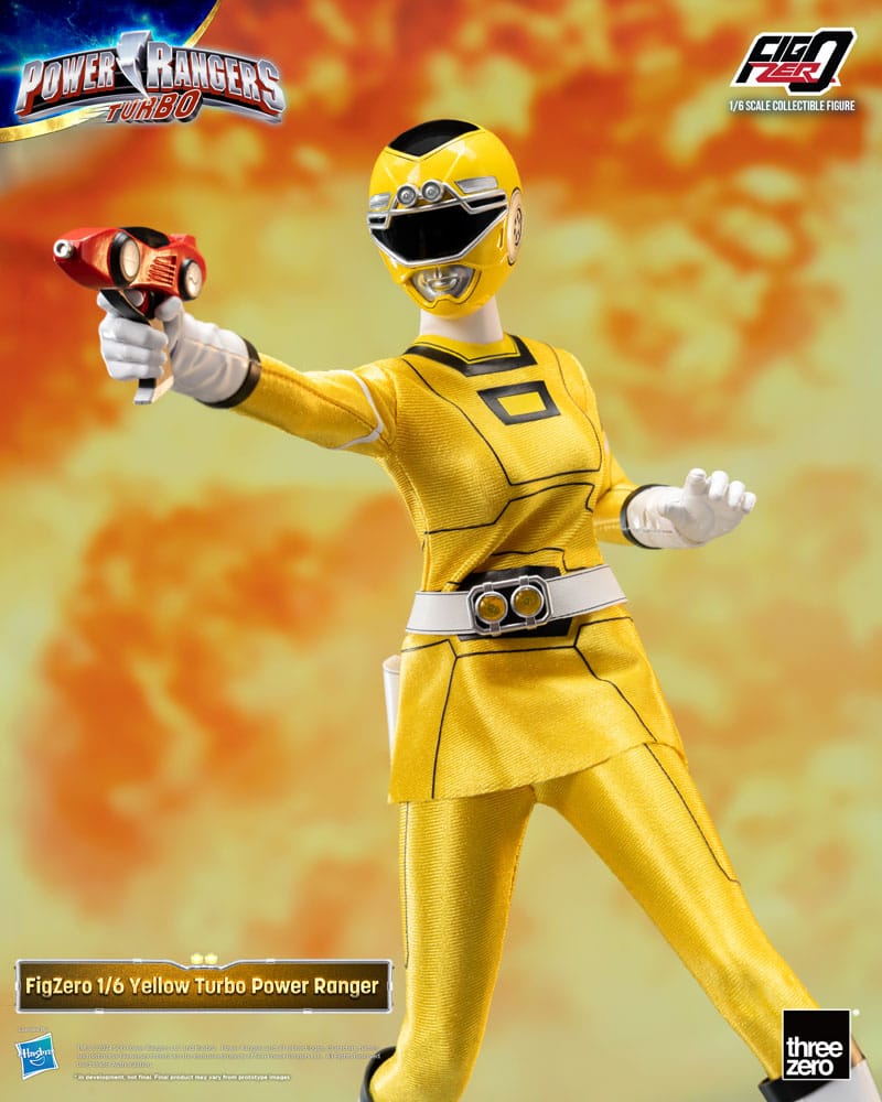 Power Rangers Turbo FigZero Action Figure 1/6 Yellow Turbo Power Ranger 30 cm - MangaShop.ro
