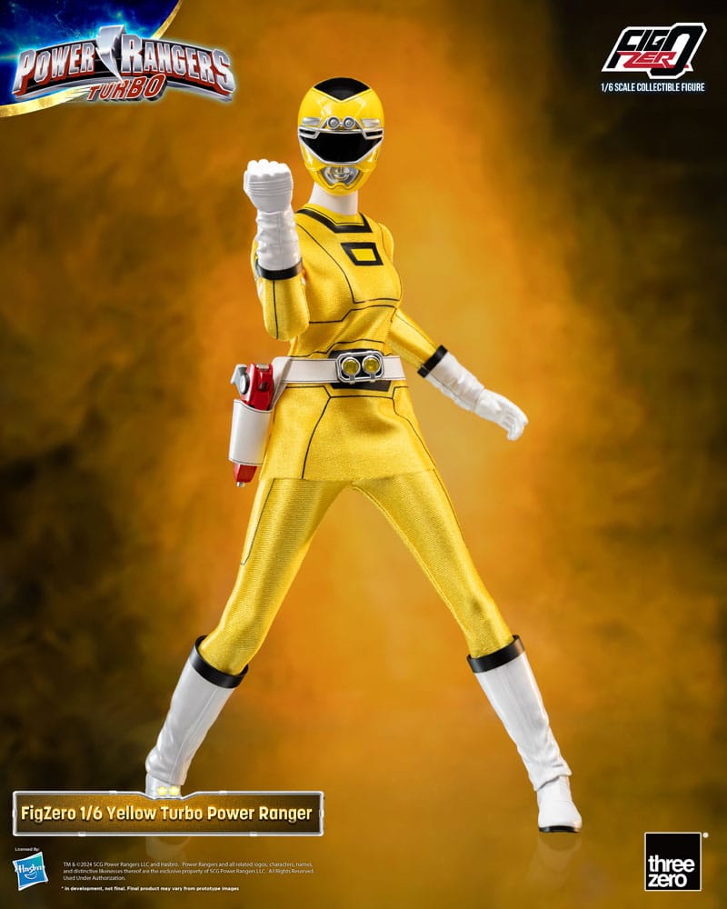 Power Rangers Turbo FigZero Action Figure 1/6 Yellow Turbo Power Ranger 30 cm - MangaShop.ro