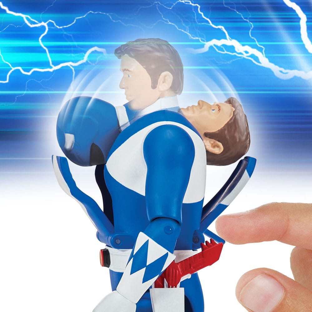Mighty Morphin Power Rangers Action Figure Auto-Morphin Blue Ranger 12 cm - MangaShop.ro