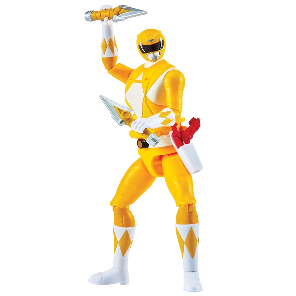 Mighty Morphin Power Rangers Action Figure Auto-Morphin Yellow Ranger 12 cm - MangaShop.ro