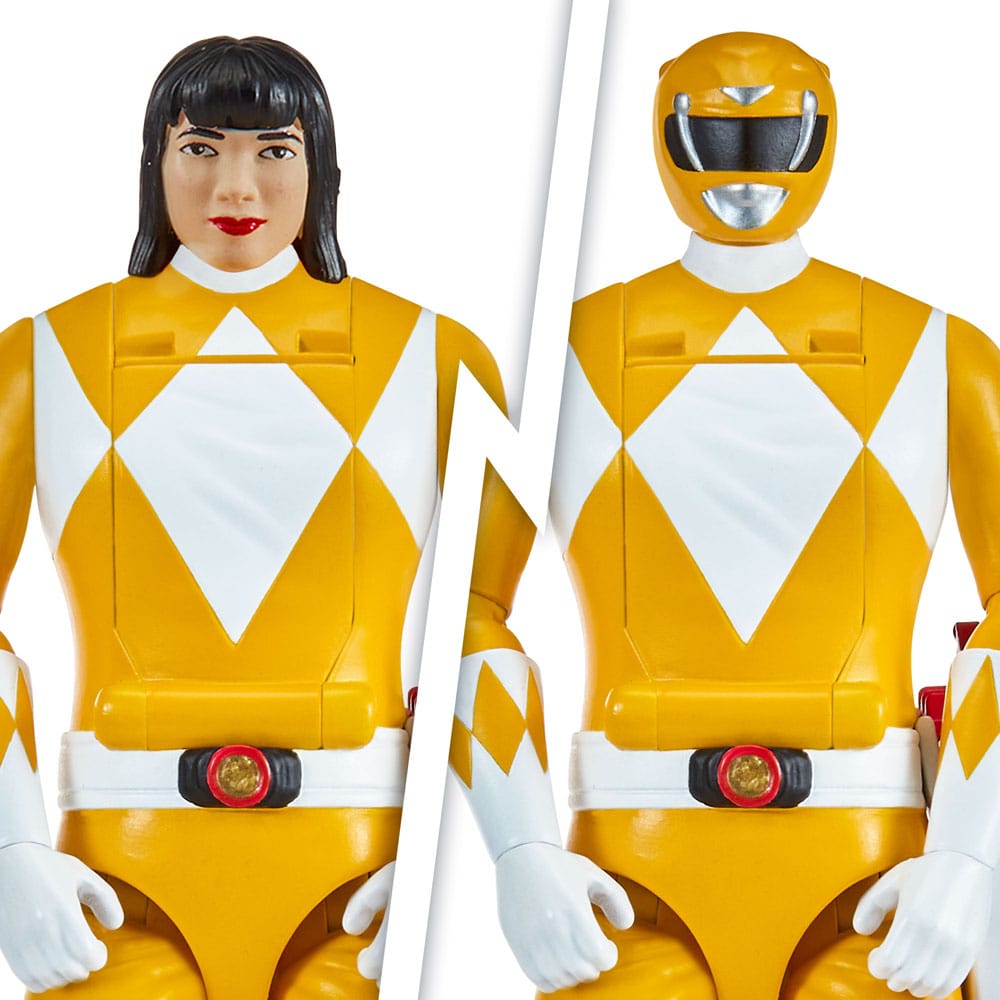 Mighty Morphin Power Rangers Action Figure Auto-Morphin Yellow Ranger 12 cm - MangaShop.ro