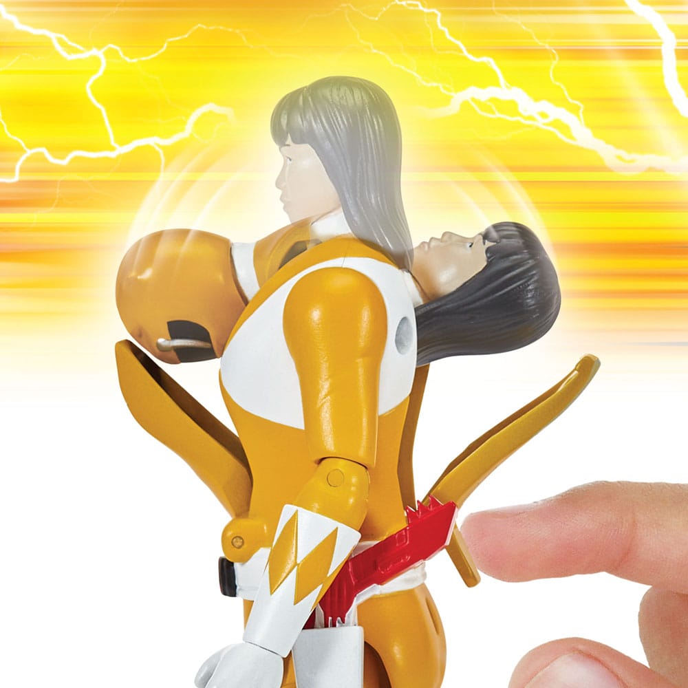 Mighty Morphin Power Rangers Action Figure Auto-Morphin Yellow Ranger 12 cm - MangaShop.ro