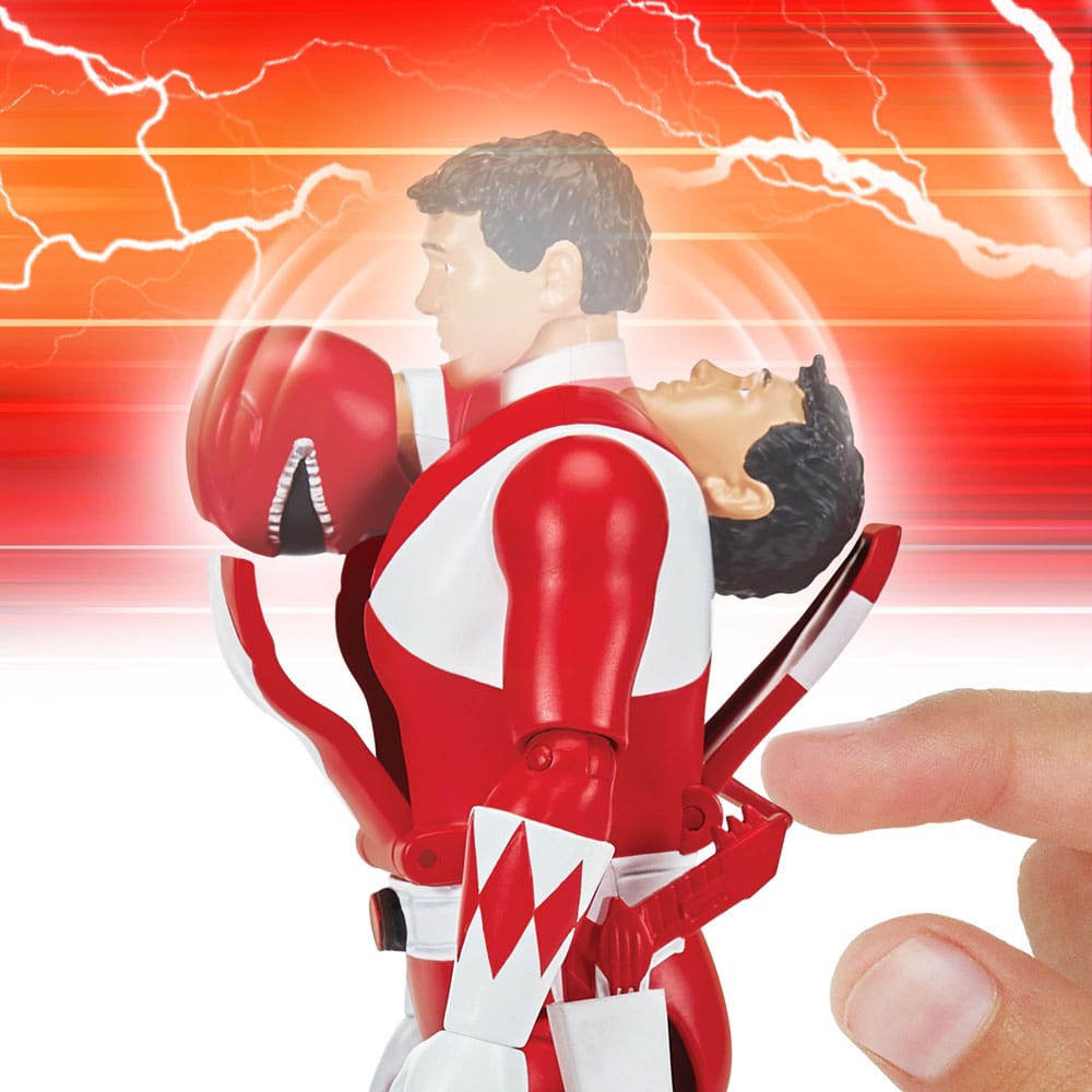 Mighty Morphin Power Rangers Action Figure Auto-Morphin Red Ranger 12 cm - MangaShop.ro