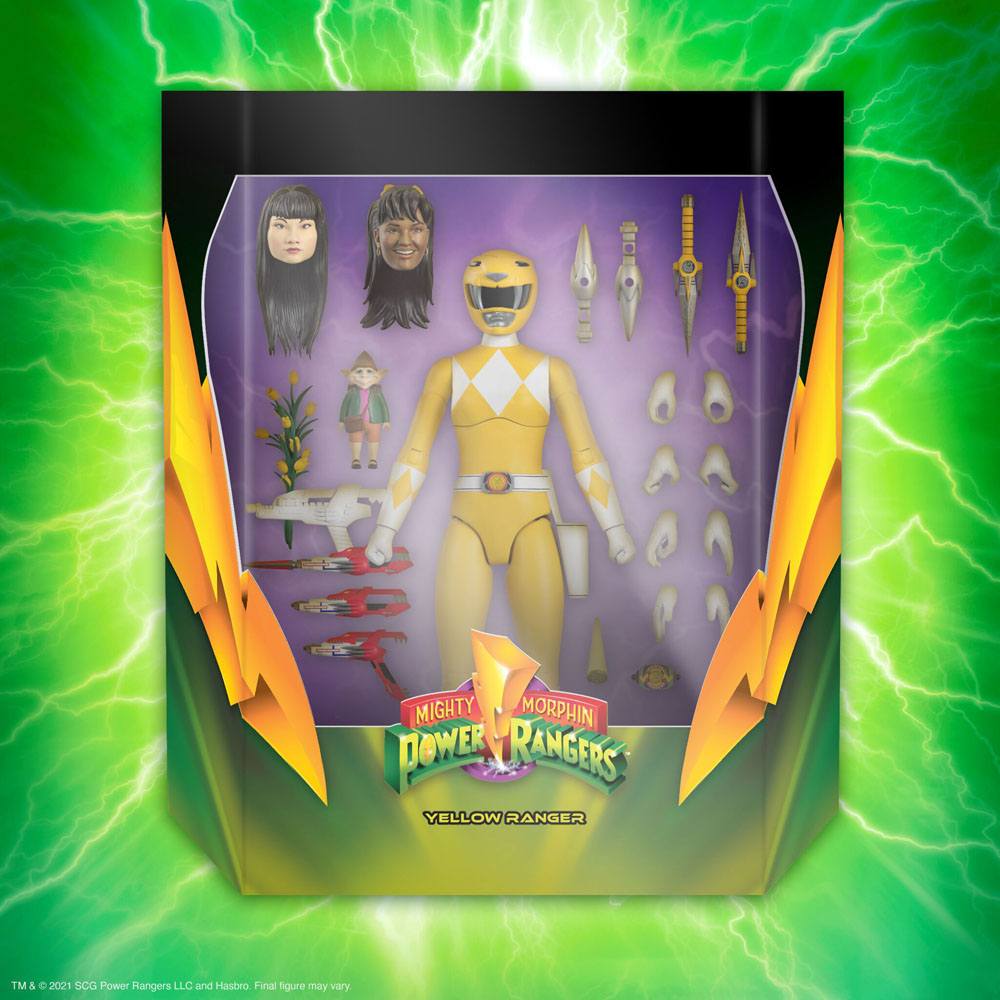 Mighty Morphin Power Rangers Ultimates Action Figure Yellow Ranger 18 cm - MangaShop.ro