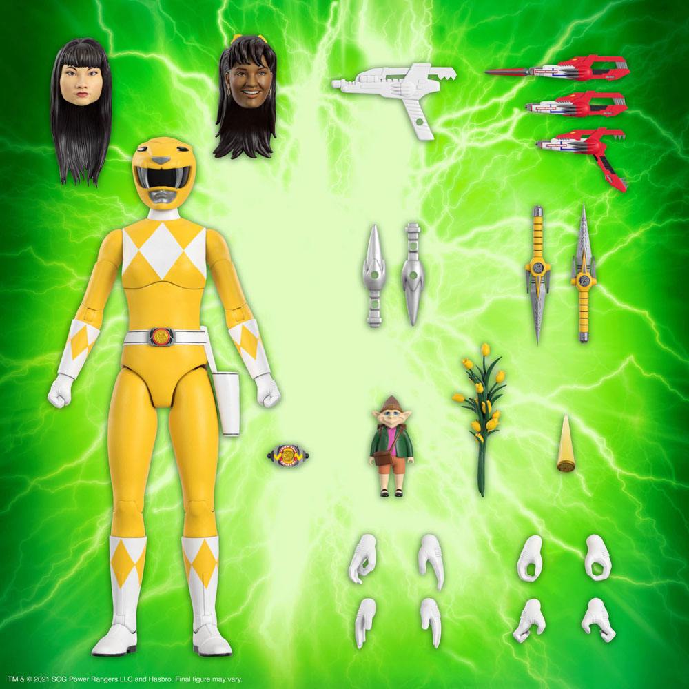 Mighty Morphin Power Rangers Ultimates Action Figure Yellow Ranger 18 cm - MangaShop.ro