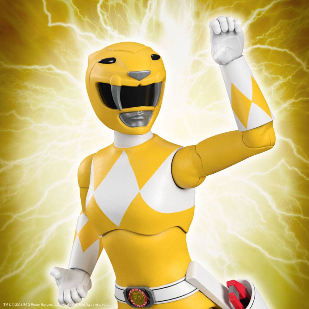 Mighty Morphin Power Rangers Ultimates Action Figure Yellow Ranger 18 cm - MangaShop.ro
