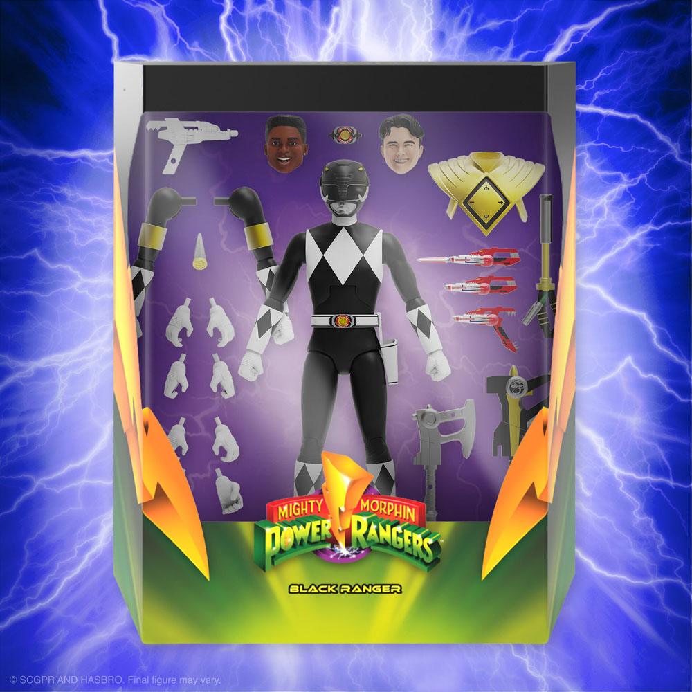 Mighty Morphin Power Rangers Ultimates Action Figure Black Ranger 18 cm - MangaShop.ro