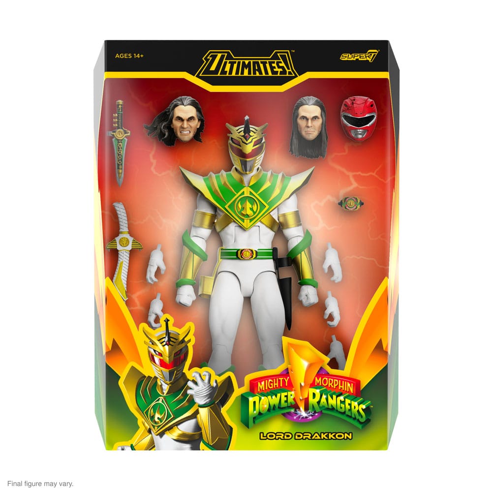 Power Rangers Ultimates Action Figure Mighty Morphin Power Rangers Lord Drakkon 18 cm - MangaShop.ro