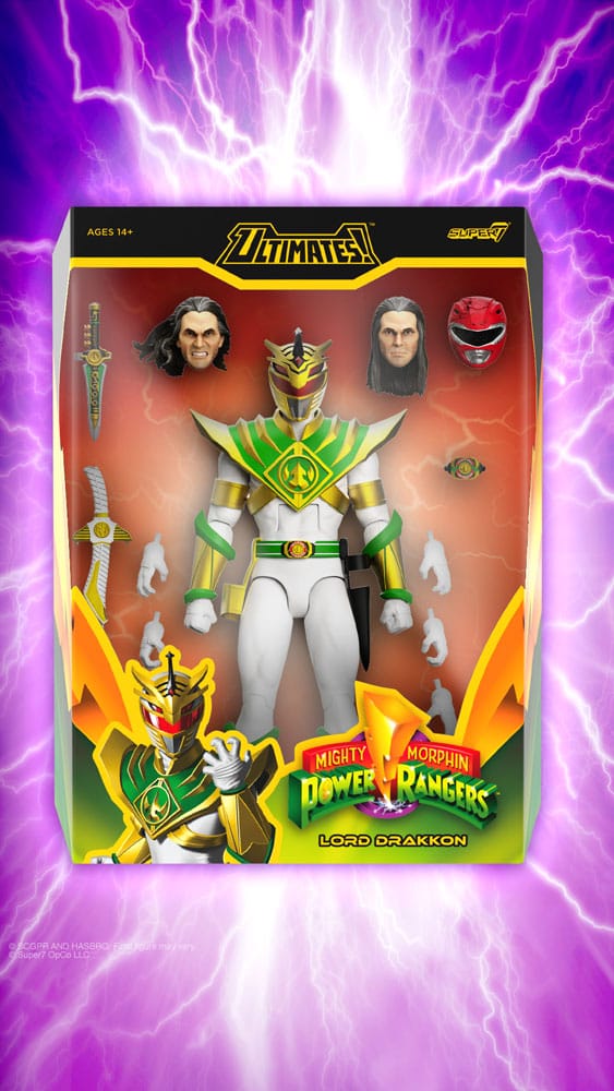 Power Rangers Ultimates Action Figure Mighty Morphin Power Rangers Lord Drakkon 18 cm - MangaShop.ro