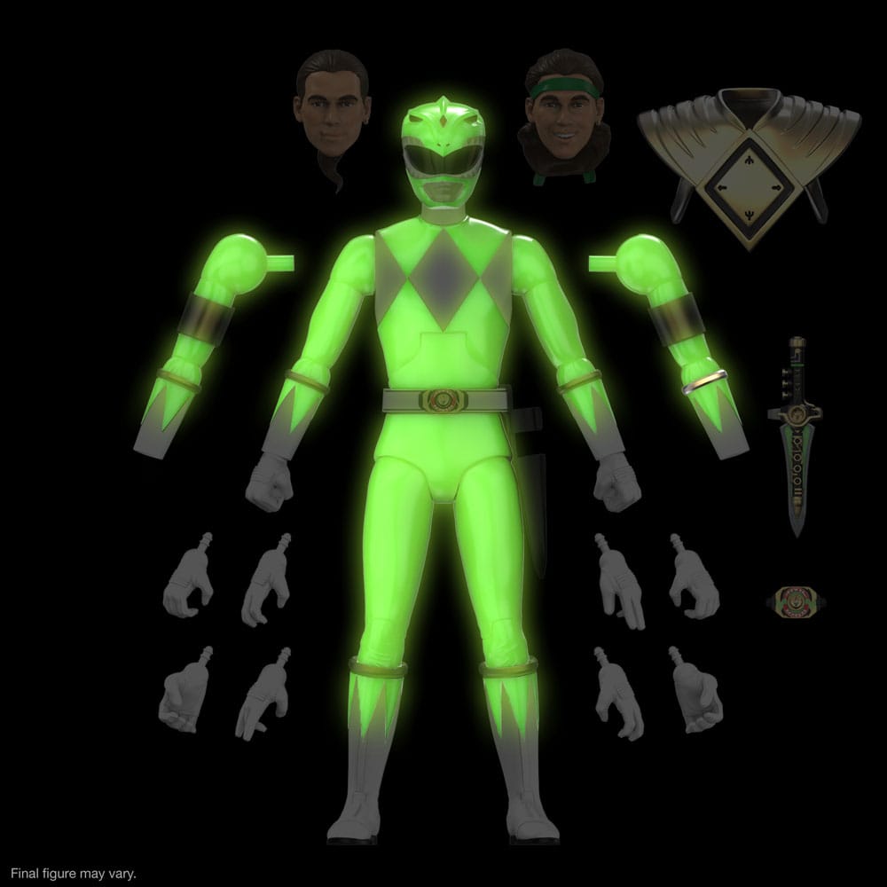 Power Rangers Ultimates Action Figure Green Ranger (Glow) 18 cm - MangaShop.ro