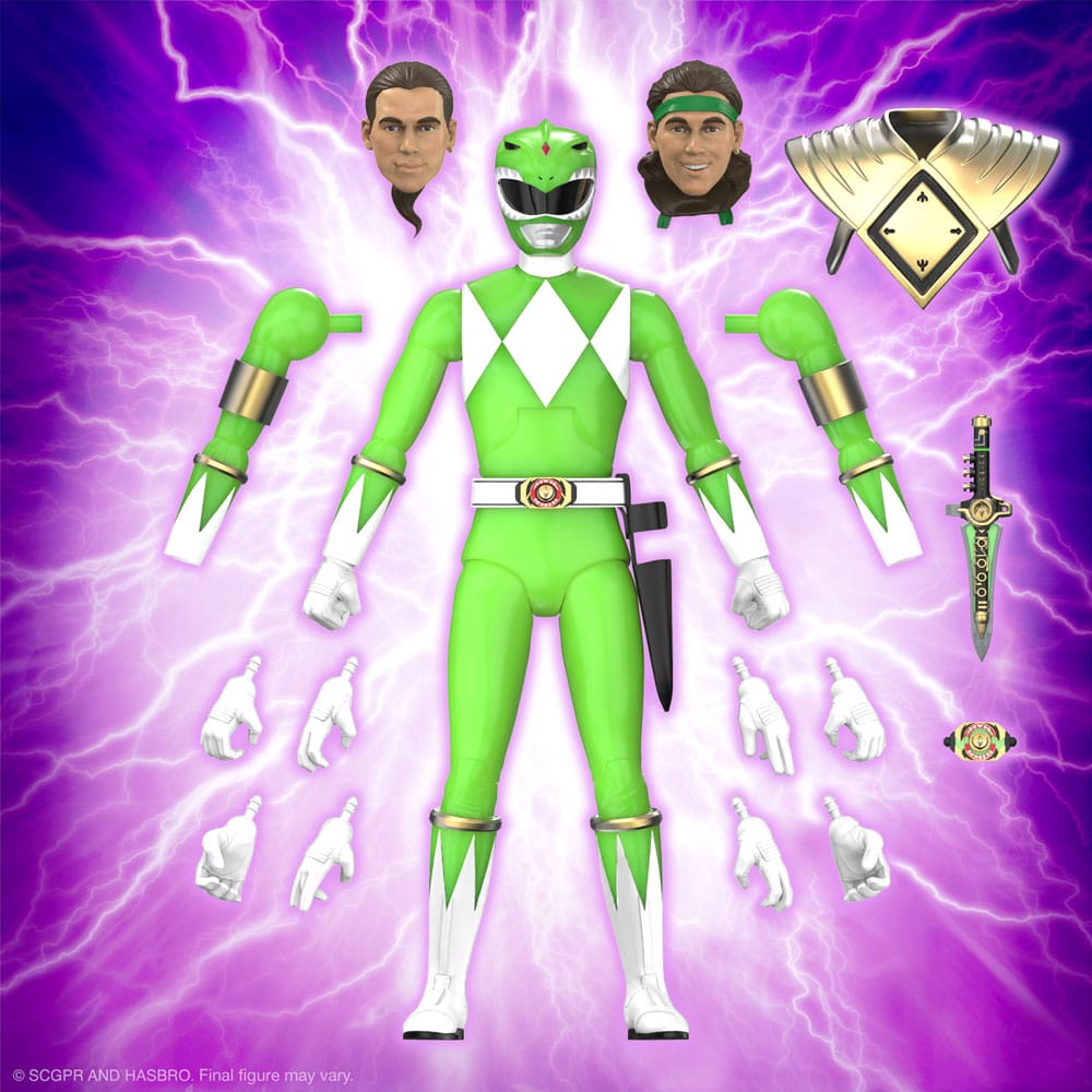 Power Rangers Ultimates Action Figure Green Ranger (Glow) 18 cm - MangaShop.ro