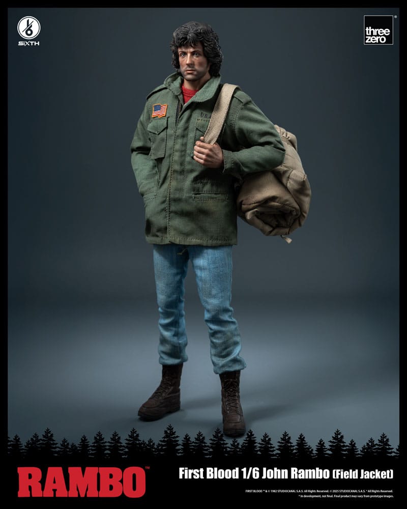 Rambo: First Blood Action Figure 1/6 John Rambo (Field Jacket) 31 cm - MangaShop.ro