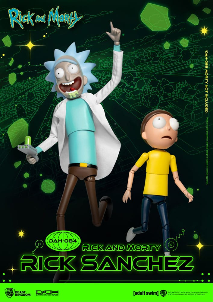 Rick and Morty Dynamic 8ction Heroes Action Figure 1/9 Rick Sanchez 23 cm - MangaShop.ro