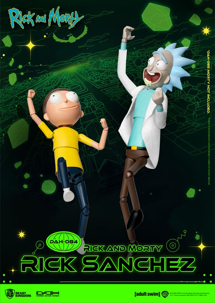 Rick and Morty Dynamic 8ction Heroes Action Figure 1/9 Rick Sanchez 23 cm - MangaShop.ro