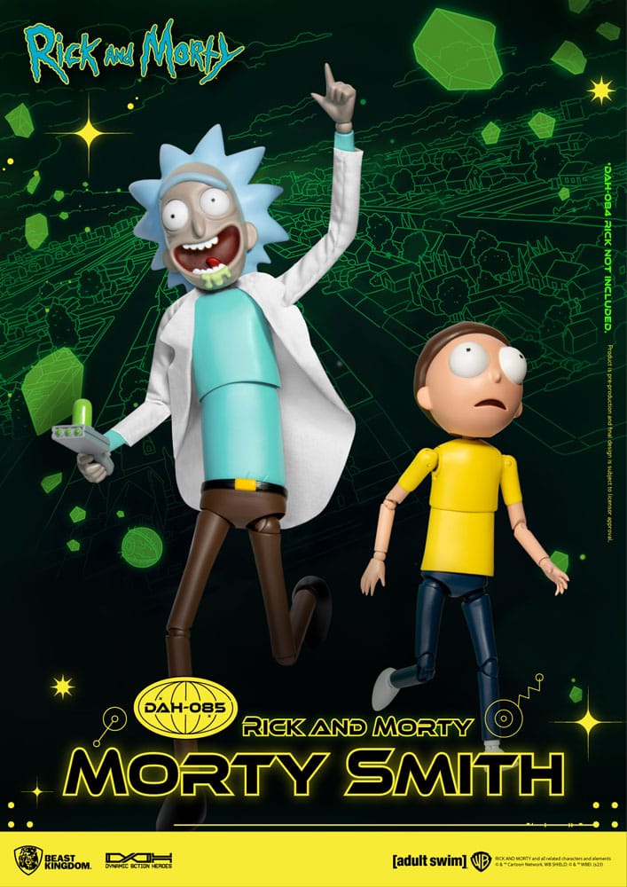 Rick and Morty Dynamic 8ction Heroes Action Figure 1/9 Morty Smith 23 cm - MangaShop.ro