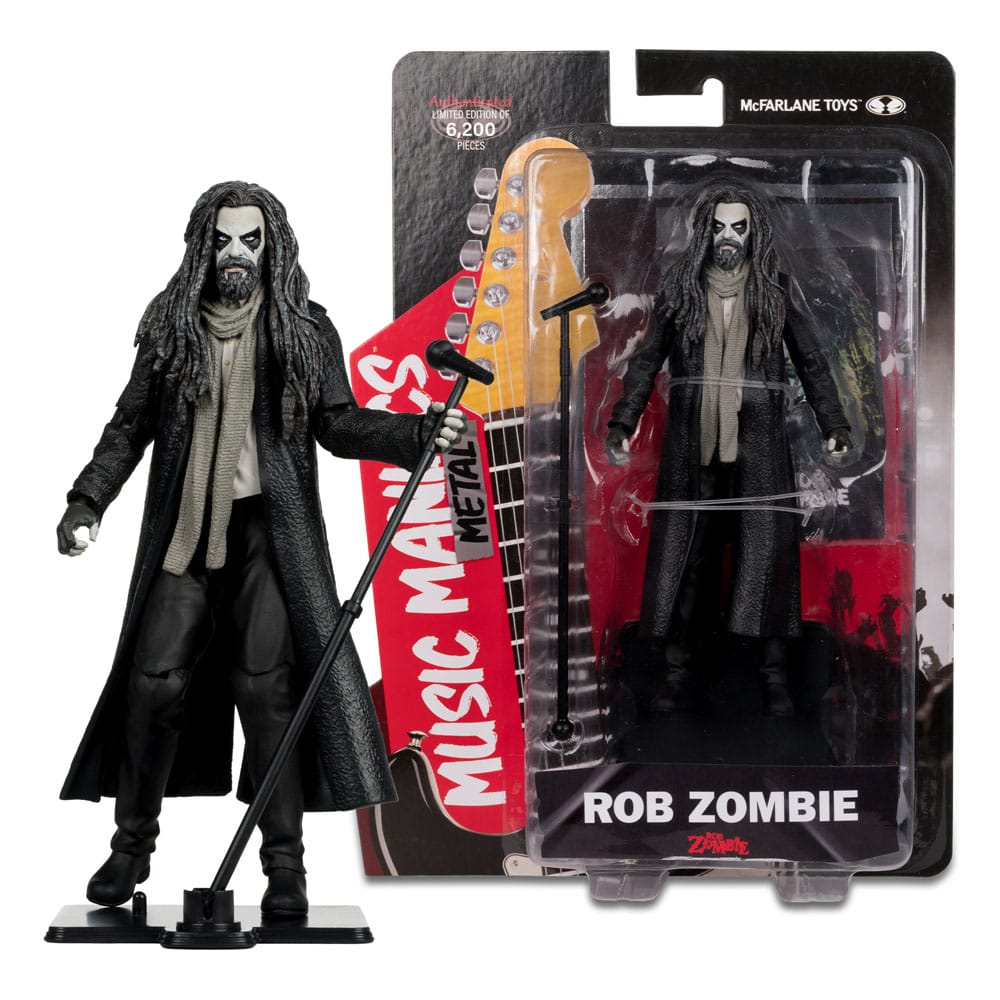 Metal Music Maniacs Action Figure Wave 2 Rob Zombie 15 cm - MangaShop.ro
