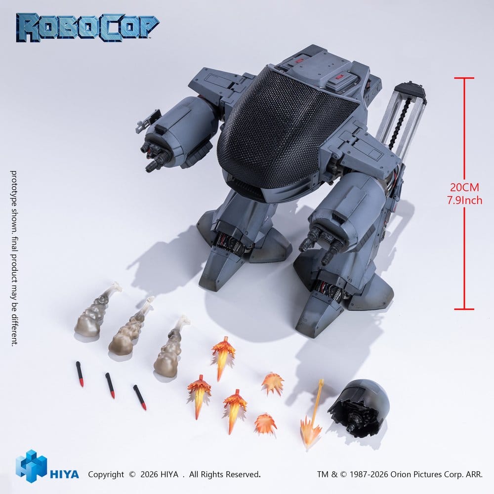 Robocop Exquisite Super Series Action Figure 1/12  ED-209 20 cm - MangaShop.ro